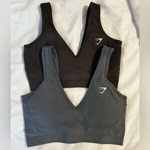 Seamless Gymshark V-Neck Sports Bras